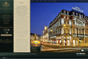 Hotel Avenida Palace Website home page screenshot