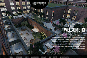50 North 5th Website home page screenshot